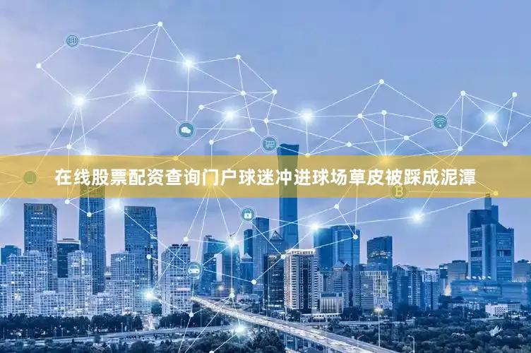 在线股票配资查询门户球迷冲进球场草皮被踩成泥潭